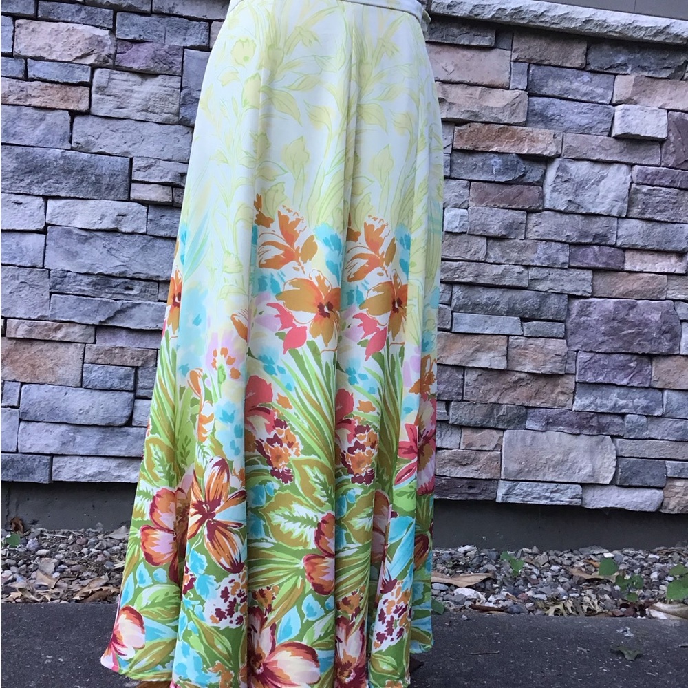 Floral Maxi Skirt - Multicolor Coldwater Creek